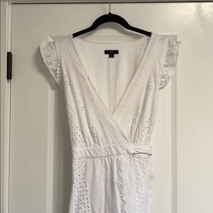J. Crew Midi Wrap Dress in Allover Eyelet